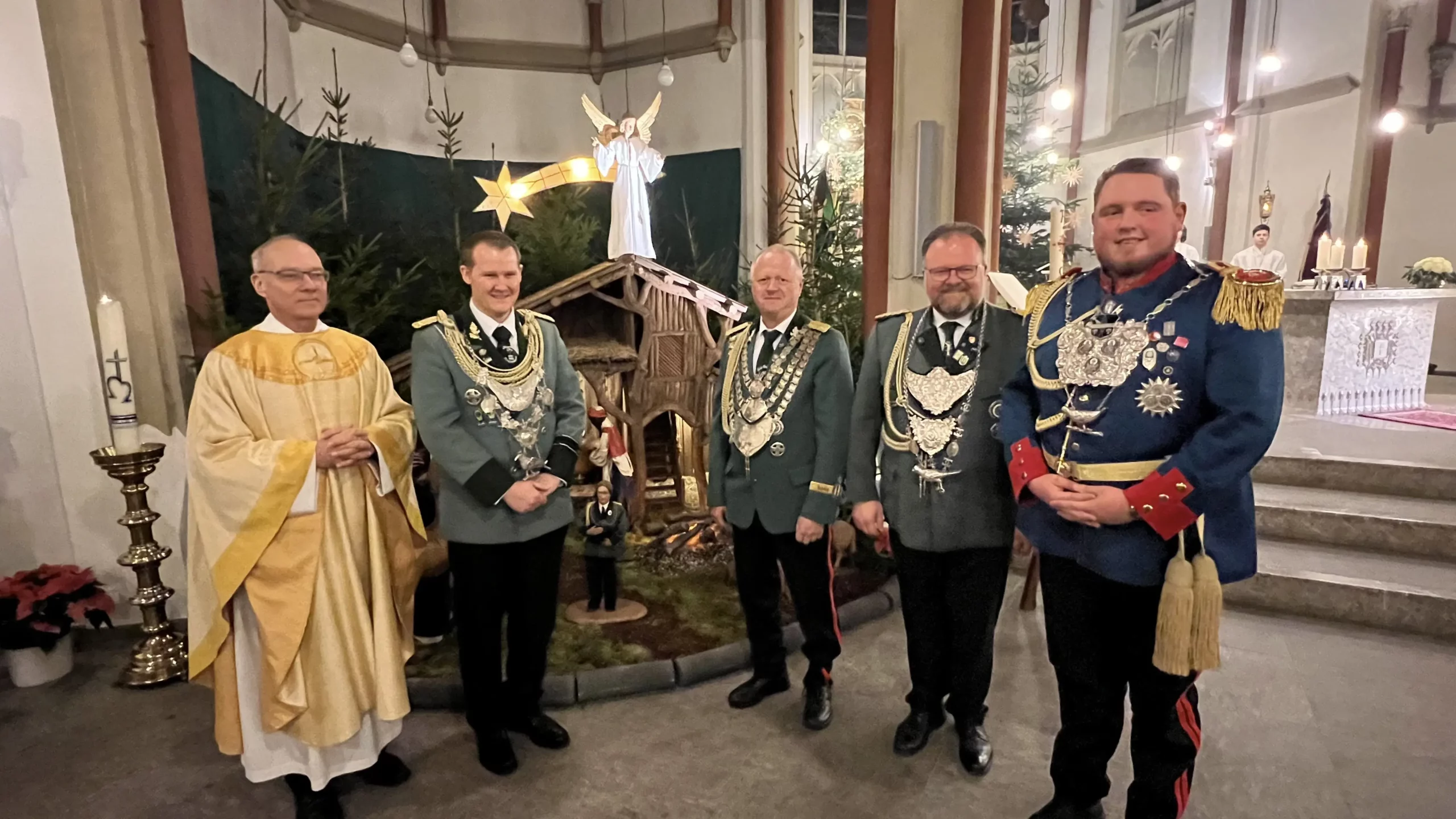 Einbringung des 4. Königs · in St. Andreas Korschenbroich