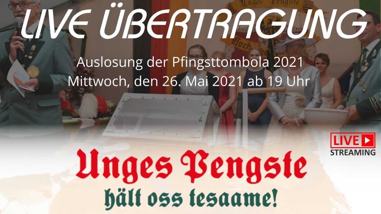 Vorschaubild: Auslosung der Pfingsttombola 2021