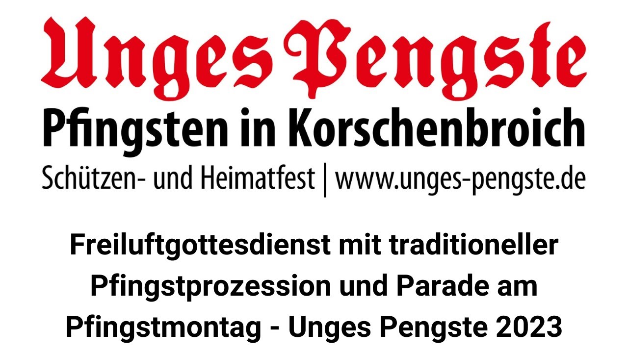 Vorschaubild: Pfingstmontag inkl. Einmarsch ins Zelt