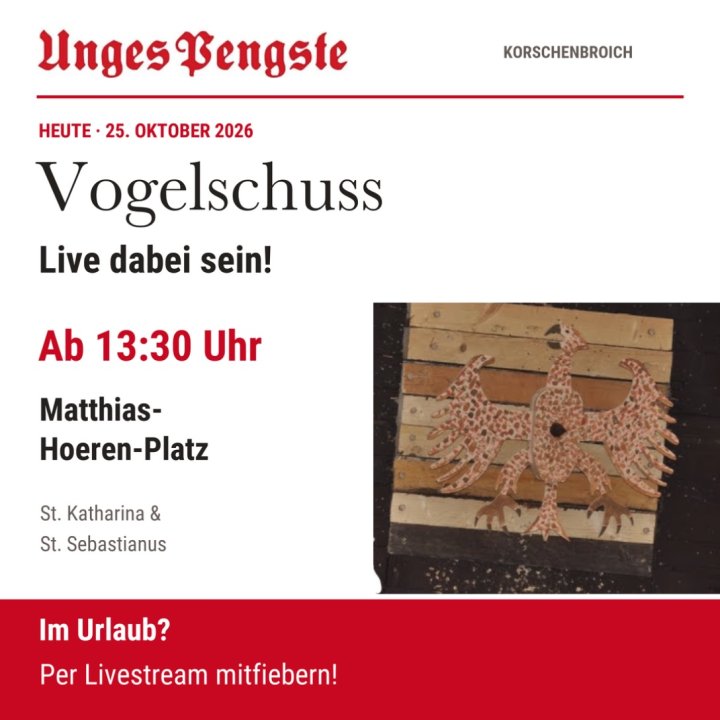 Für alle, die gerade im Urlaub sind: Über unseren Livestream könnt ihr auch aus der Ferne ein Stück Heimat erleben und die Daumen drücken: https://www.youtube.com/live/TLZ_WZVadMk …