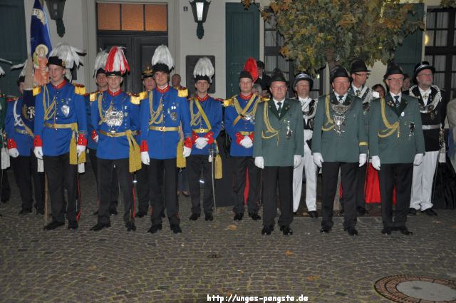 Der Zapfenstreich für die scheidenden Majestäten