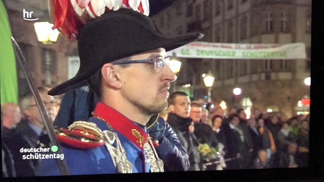 Der große Schützenzapfenstreich in Frankfurt