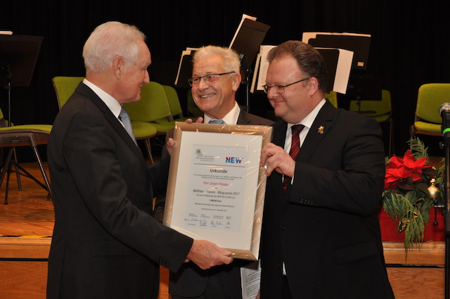 Jürgen Hüsges erhält den Bürgerpreis 2017