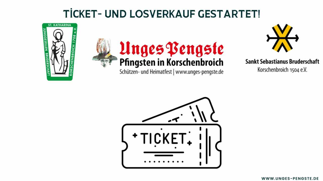 Ticket und Losverkauf sind gestartet