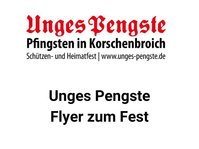 Flyer zu Unges Pengste