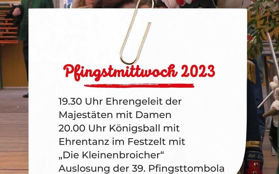 Pfingstmittwoch – Der Abend in der Übersicht