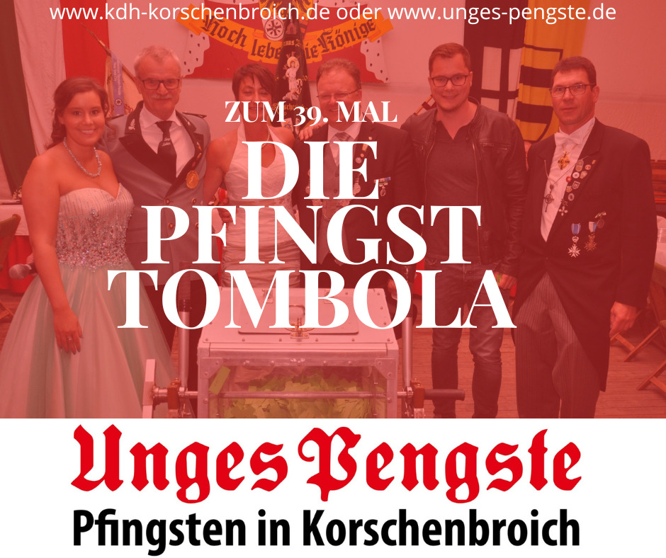 Die Pfingsttombola läuft!