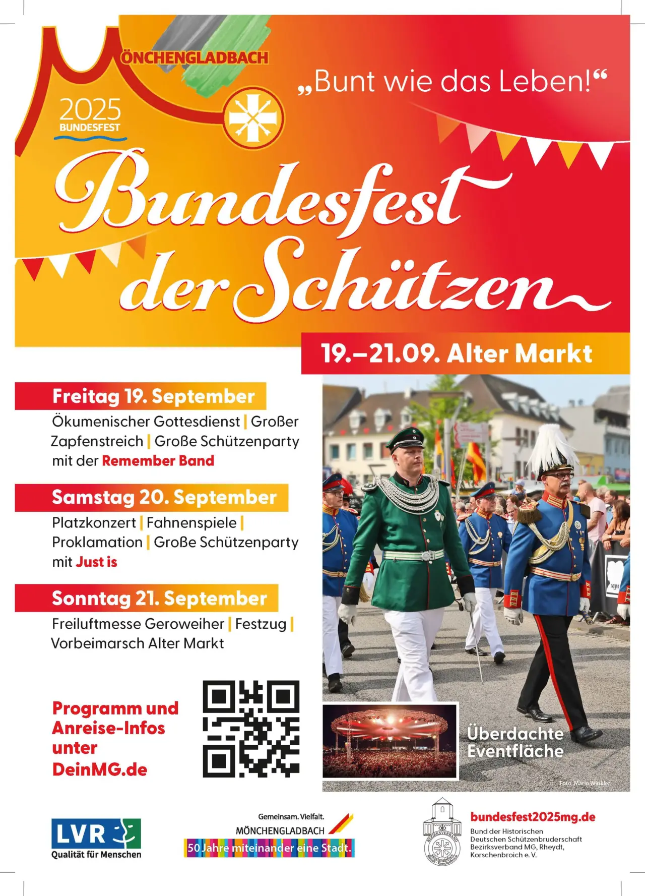 Bundesfest der Schützen 2025 in Mönchengladbach – Ein Wochenende voller Tradition, Musik und Gemeinschaft