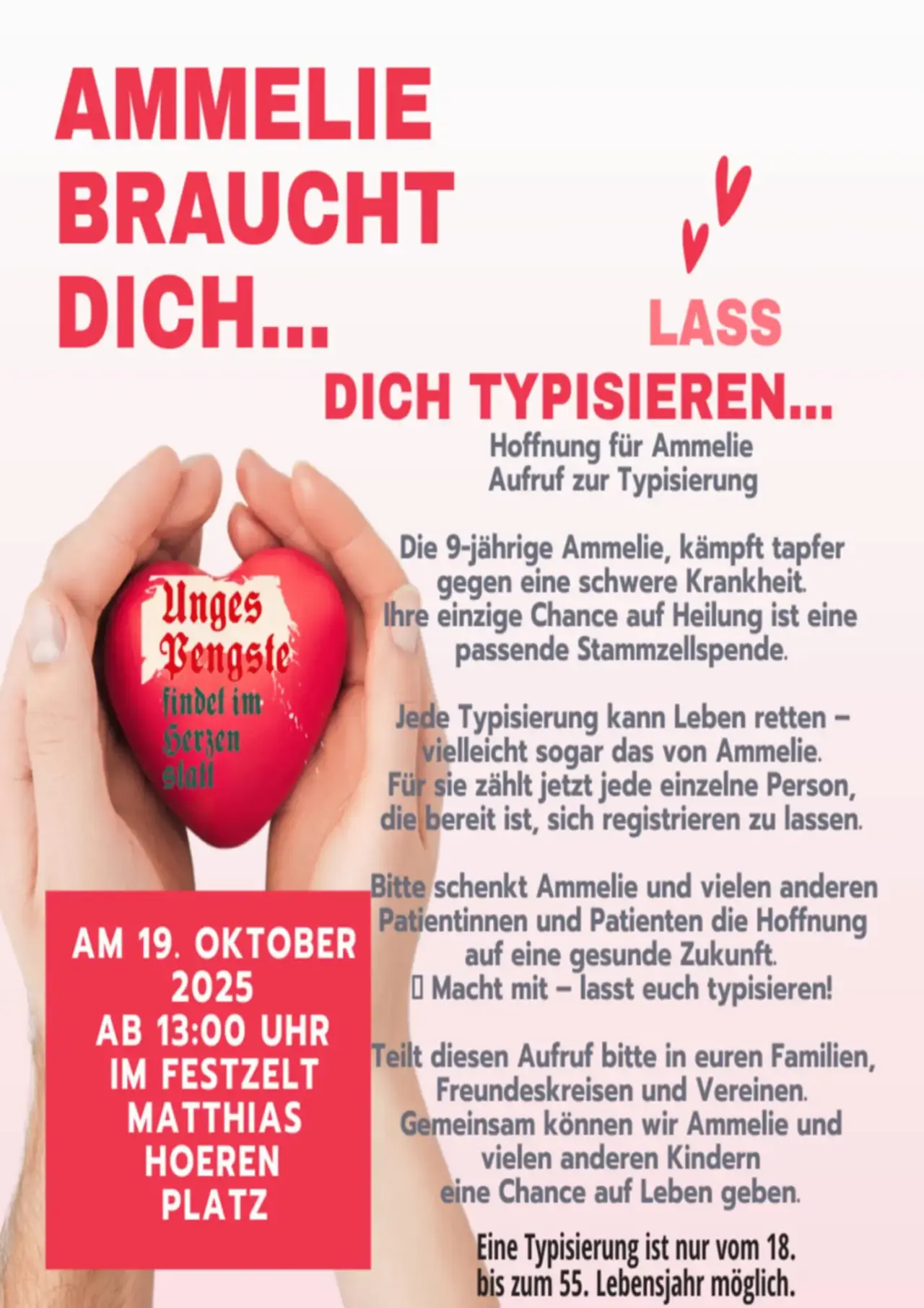 💖 Amelie braucht dich! 💪