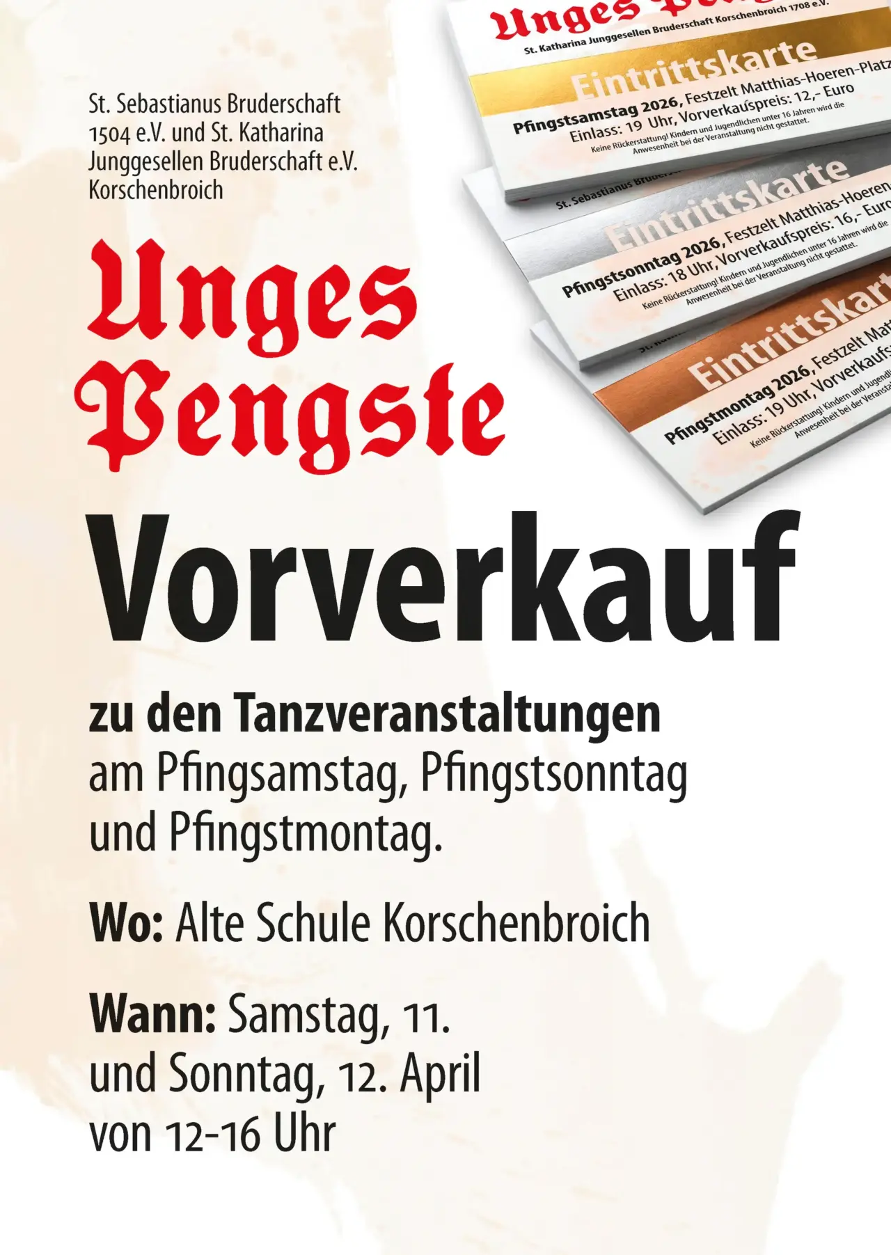 Tickets für Unges Pengste bald im Vorverkauf