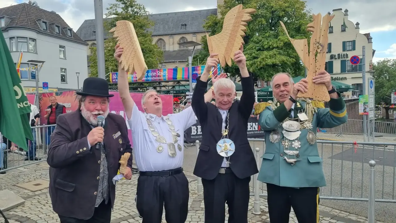 Stadtschützenfest in Mönchengladbach mit 30.000 Gästen